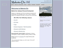 Tablet Screenshot of makoto-do.com